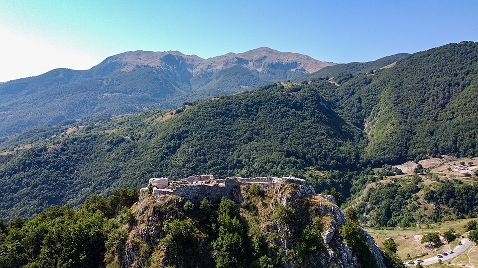 Il Matese visto da Roccamandolfi.